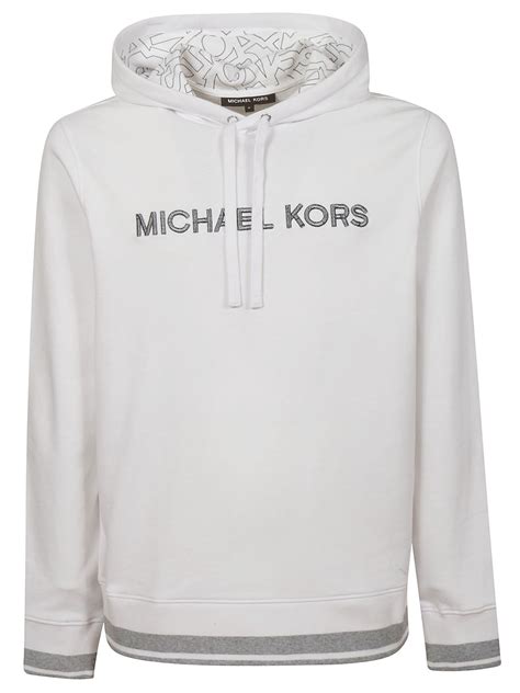 michael kors white hoodie|Michael Kors grey crewneck.